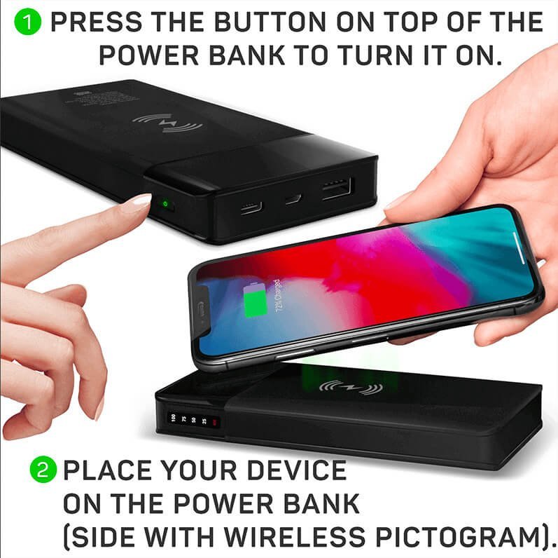 portable charger how to use power bank