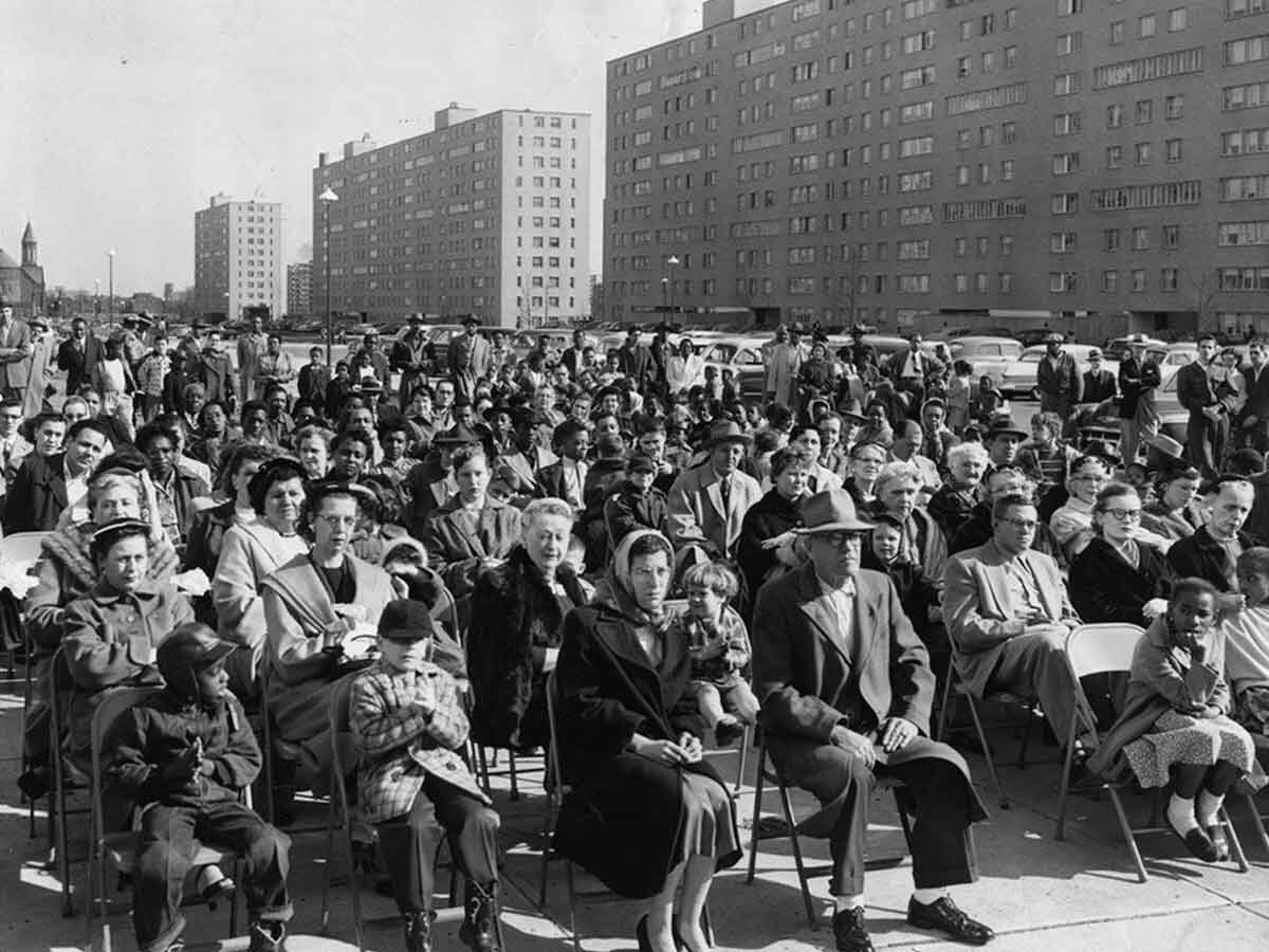 Pruitt-Igoe grand opening in 1955