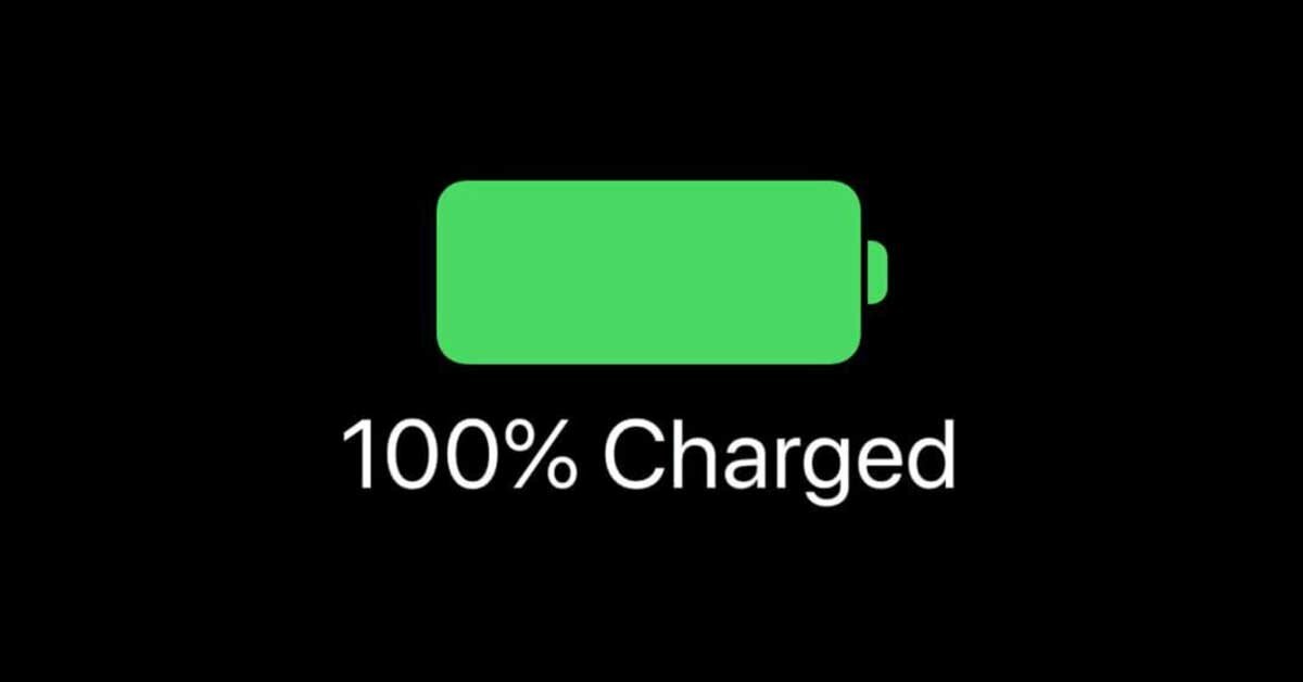 iphone fully charged