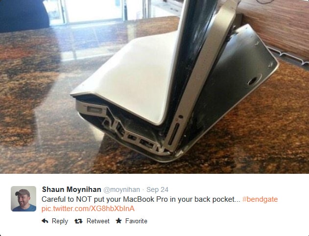 Apple MacBook Pro after bagpack